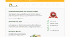 Desktop Screenshot of cialisbestellen.de